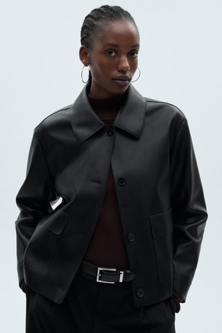 Veste simili - Noir