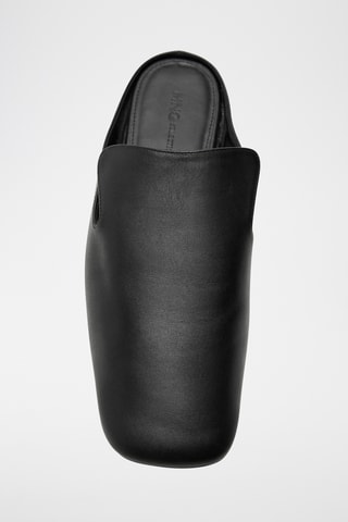 Chaussures cuir bout carré - Noir