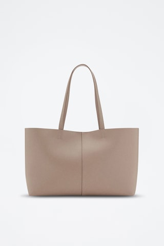 Sac cabas anse double - Marron