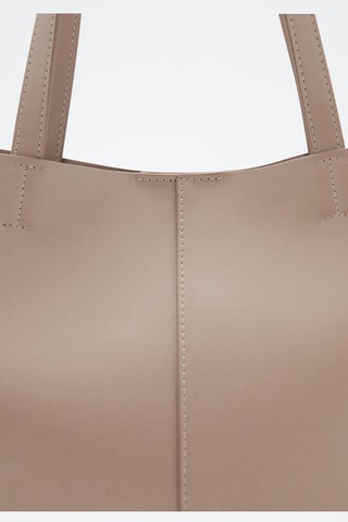 Sac cabas anse double - Marron
