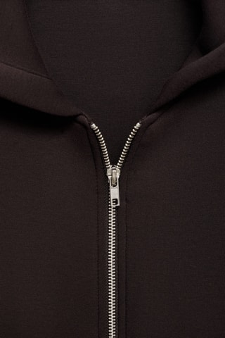 Veste oversize capuche - Marron