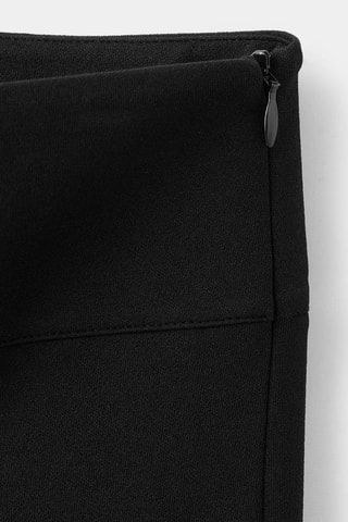 Pantalon flare taille normale - Noir