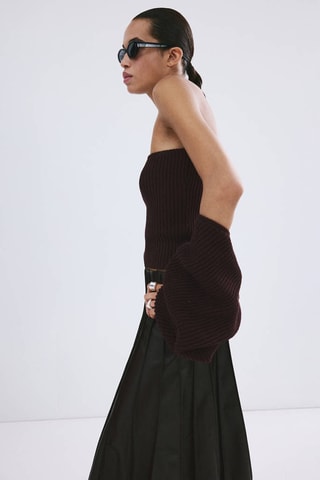 Top maille - Violet