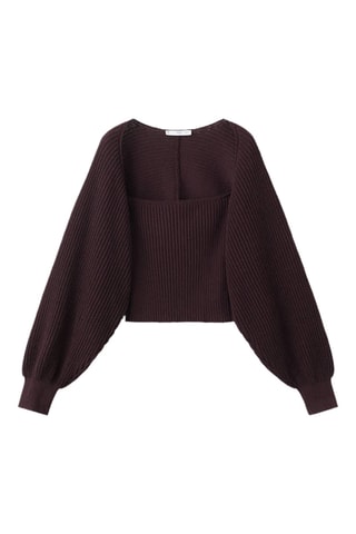 Top maille - Violet