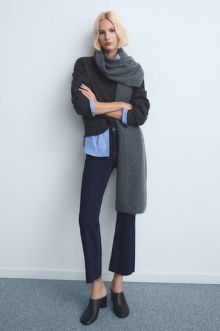 Jean Sienna flare crop - Bleu