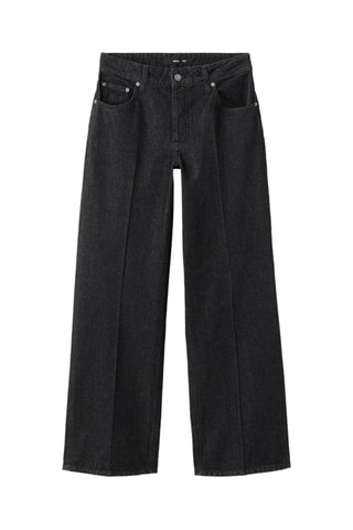 Jean droit taille basse - Noir