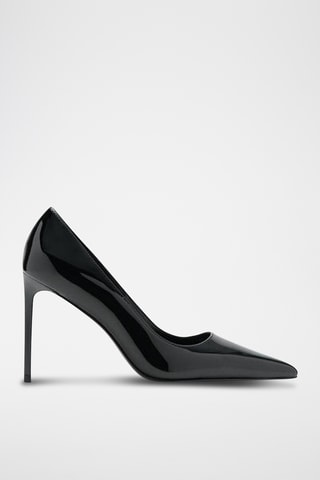 Chaussures vernies à talon - Noir