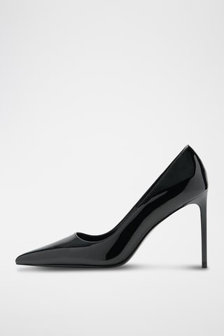 Chaussures vernies à talon - Noir