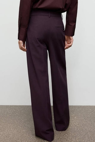 Pantalon rayures sur les côtés - Rouge