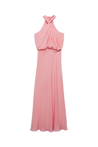 Robe ouverte dos emmanchures américaines - Rose