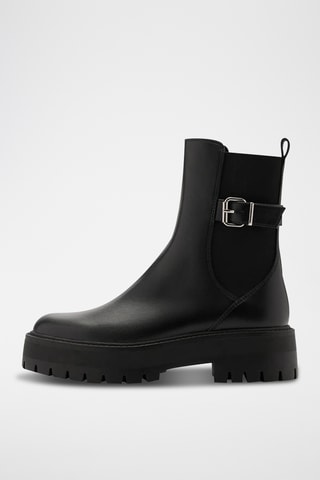 Bottines chelsea boucle - Noir