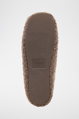 Ballerines en mouton retourné - Marron