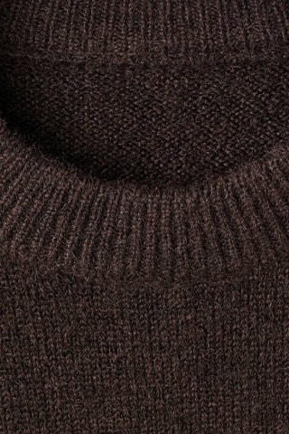 Pull-over maille oversize - Marron