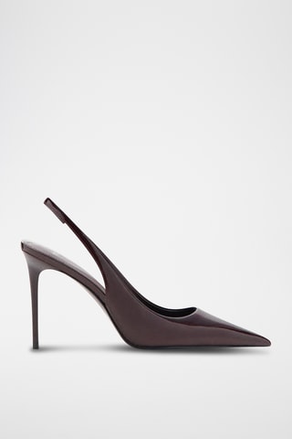 Chaussures vernies à talon - Bordeaux