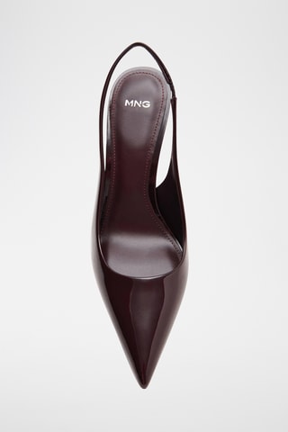 Chaussures vernies à talon - Bordeaux