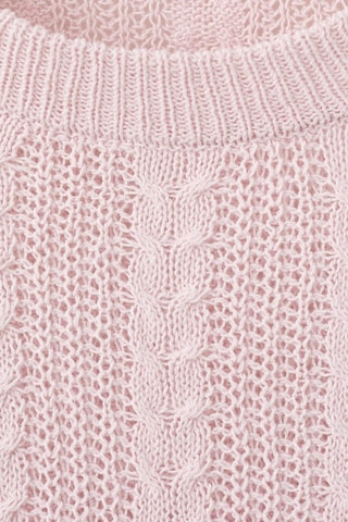 Pull en maille ajourée - Violet