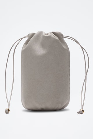 Sac porté main cuir - Gris clair