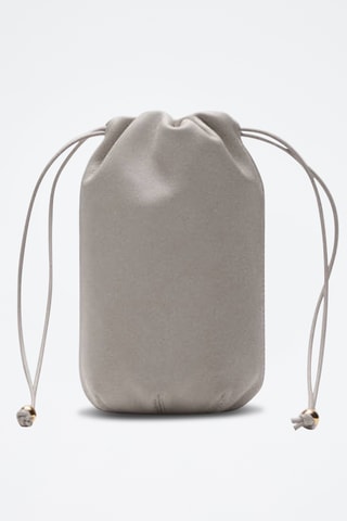 Sac porté main cuir - Gris clair