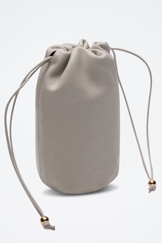 Sac porté main cuir - Gris clair