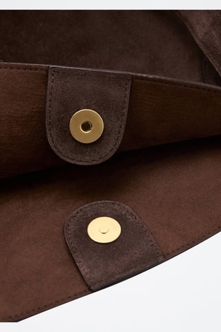 Sac fourre-tout suède - Marron