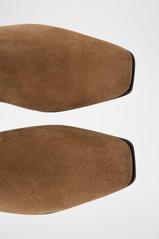 Chaussures montantes suède - Beige