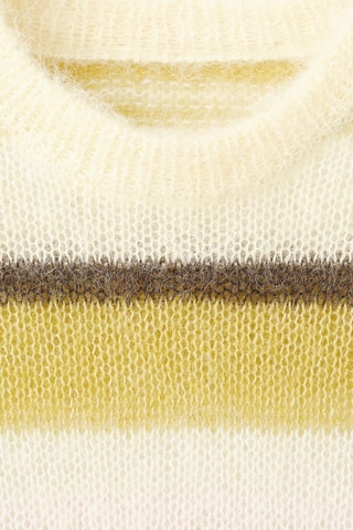 Pull en alpaga semi-transparent - Vert