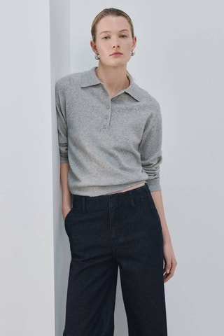 Jean large taille normale - Bleu