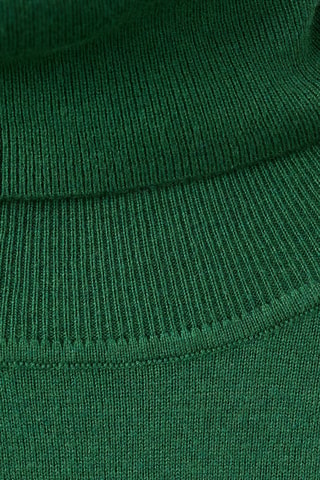Pull-over maille col roulé - Vert foncé