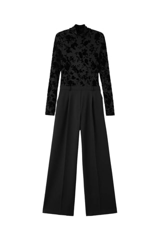 Combinaison assortie jacquard - Noir