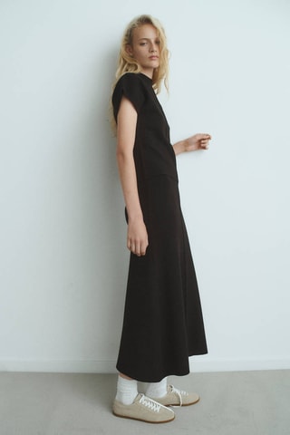 Pull ajusté maille fine - Noir
