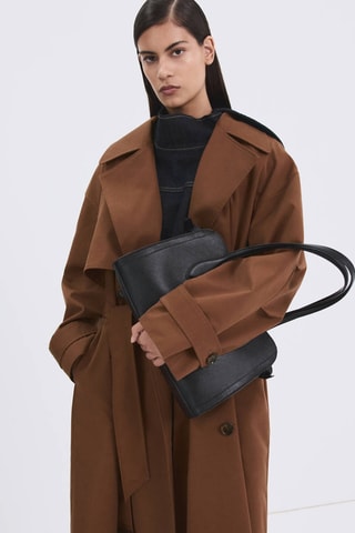 Trench long double boutonnage - Marron