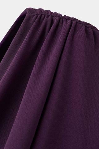 Maxi collier avec boules en résine combinées - Violet