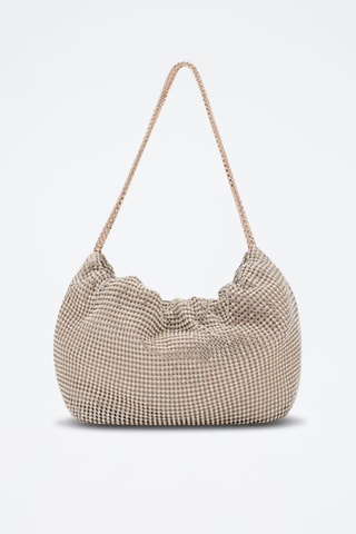 Sac porté épaule strass - Doré