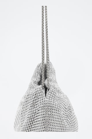 Sac porté épaule strass - Argenté