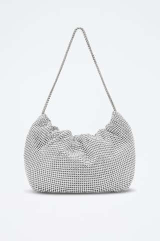 Sac porté épaule strass - Argenté