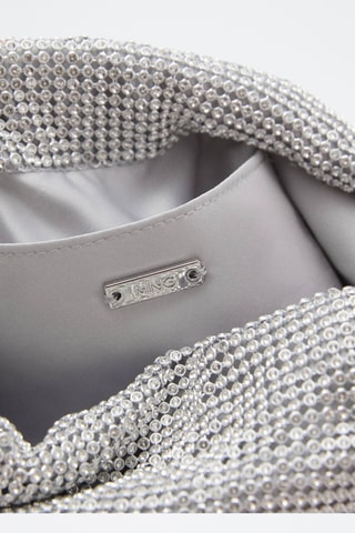 Sac porté épaule strass - Argenté
