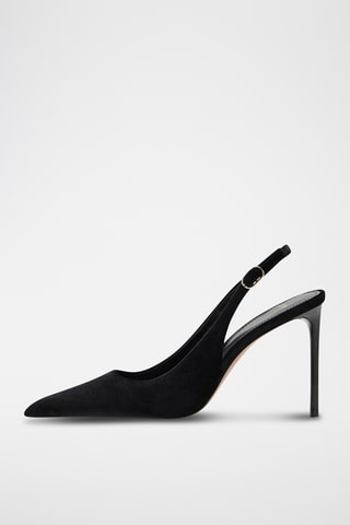 Chaussure à talon velours - Noir