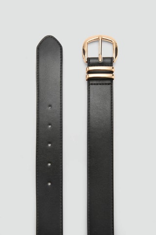Ceinture boucle métallique - Noir