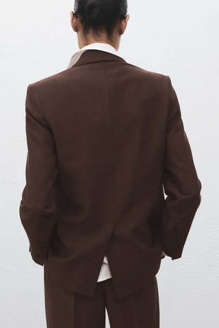 Blazer costume Lyocell - Marron