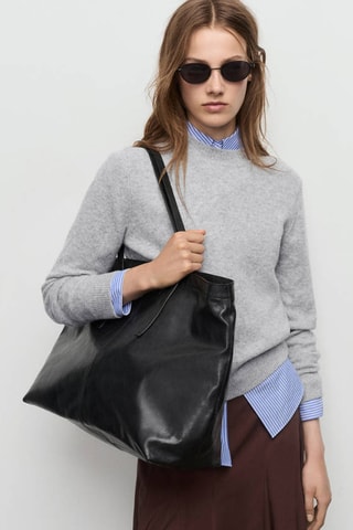 Pull en maille moyenne - Gris