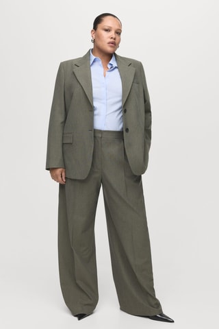 Blazer costume poches - Vert clair