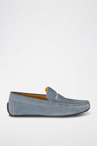 Mocassins en cuir - Bleu - Harmont & Blaine
