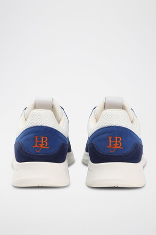 Baskets en cuir - Bleu - Harmont & Blaine