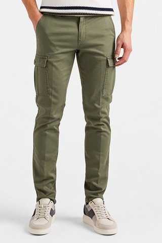 Pantalon cargo en lin - Kaki - Harmont&Blaine