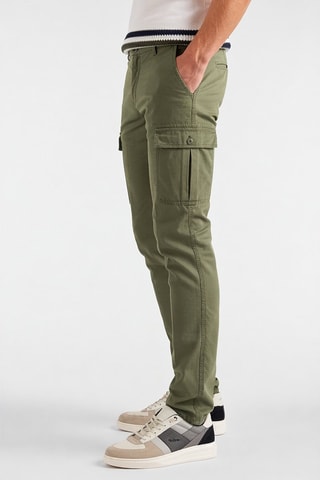 Pantalon cargo en lin - Kaki - Harmont&Blaine