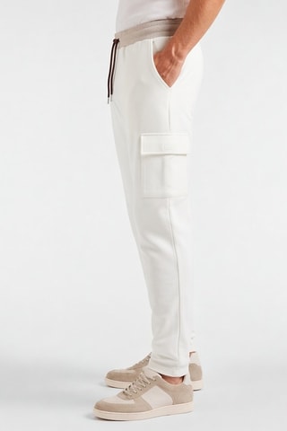 Pantalon cargo - Blanc - Blaine