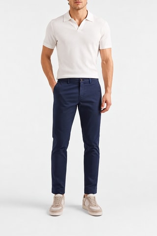 Pantalon en lin - Bleu marine - Harmont & Blaine