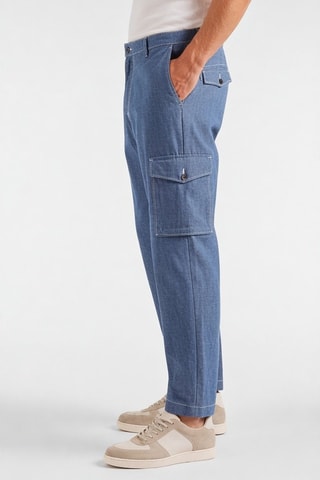 Cargobroek - Blauw - Harmont & Blaine
