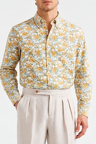Chemise regular - Jaune - Harmont & Blaine