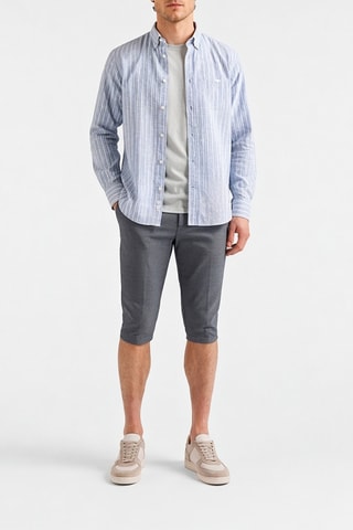 Chemise en lin - Bleu - Harmont&Blaine